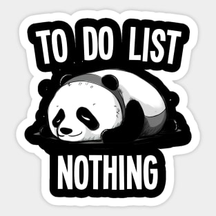 To do list Nothing Sticker